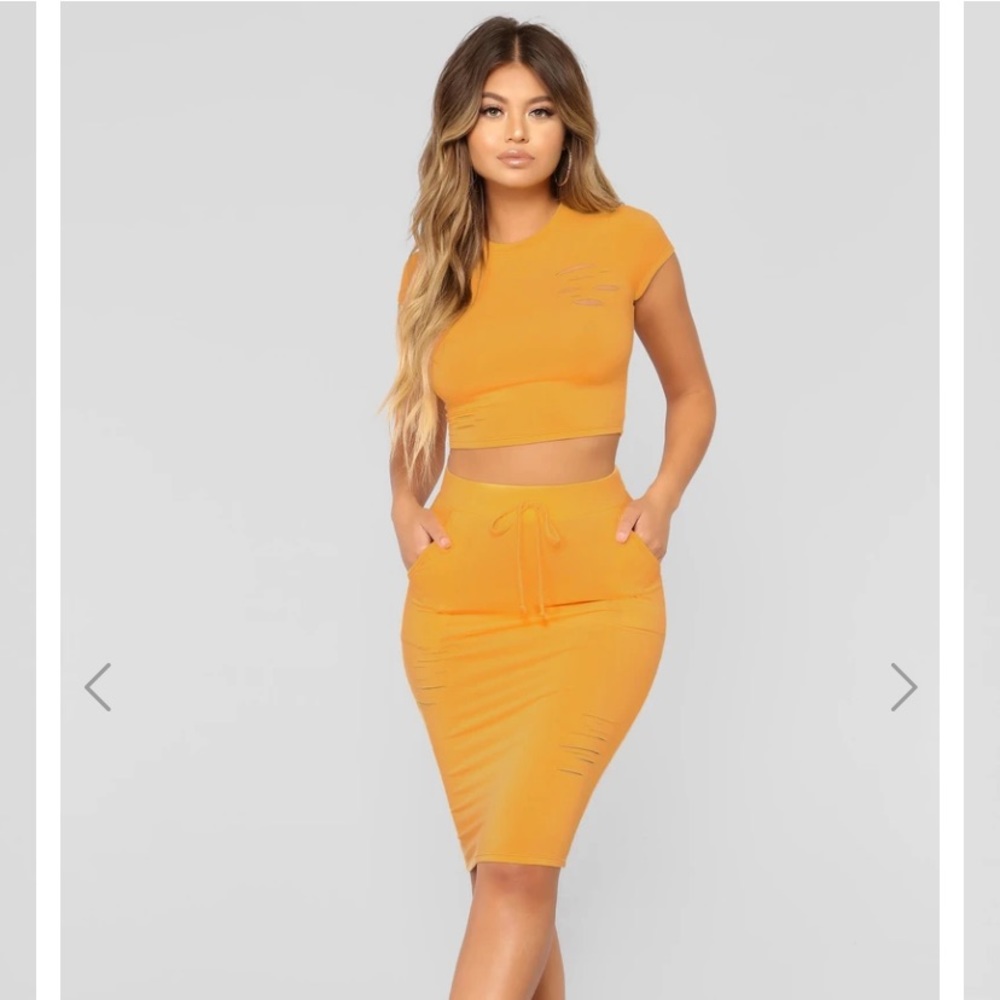2 piece skirt set